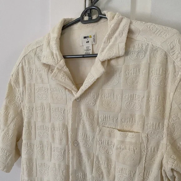 Smiley Terry Button Up - Picture 4 of 7